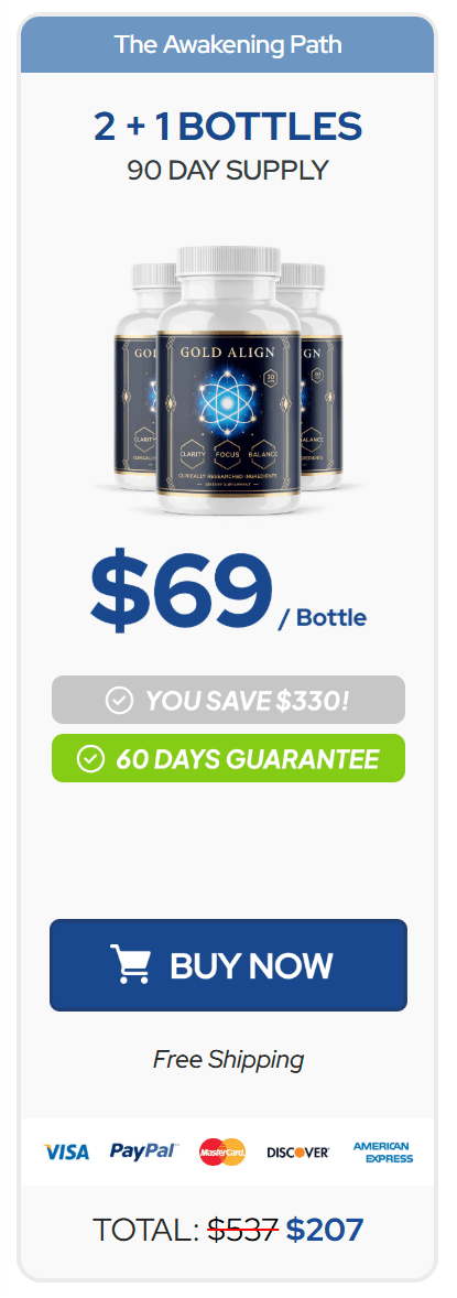 Gold Align Bottles Offer 3